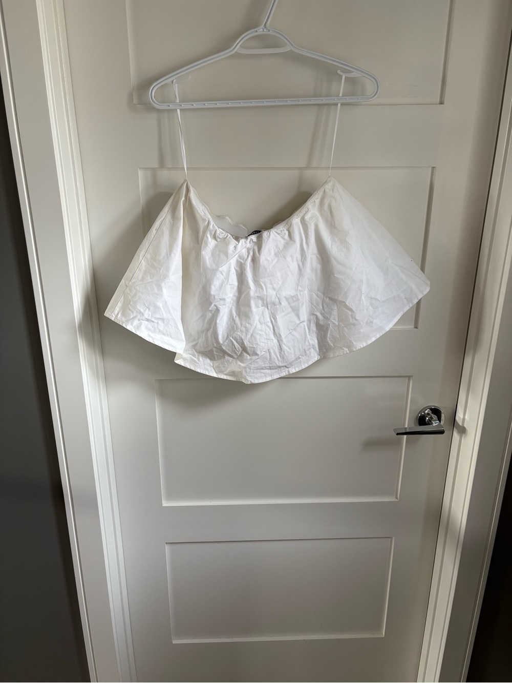 Aritzia Eckerd White Flutter Top
